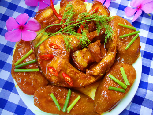 Đậm đà cá kho chuối xanh cực nhanh cực hấp dẫn