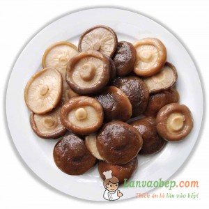 Nấm hương cho món cháo sen bạch quả