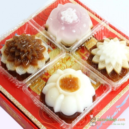 Lạ miệng với bánh Trung thu thạch vị cà phê