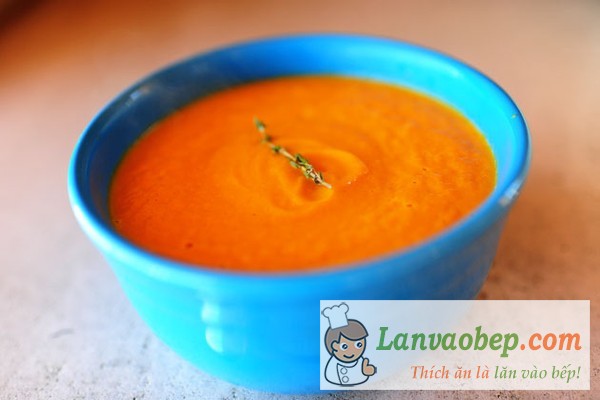 Học cách làm sup cà rốt ngon, bổ dưỡng cho bé yêu