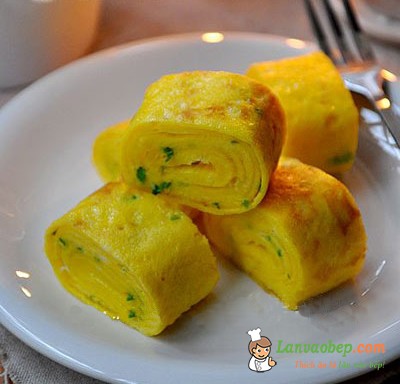 Trứng vịt cuộn kiểu Nhật - Món ngon từ trứng vịt