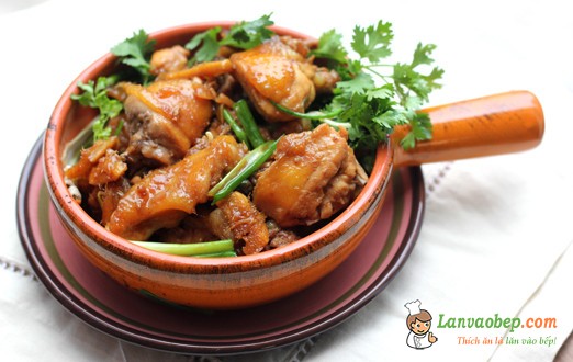 Món gà kho gừng ngon cho bữa tối