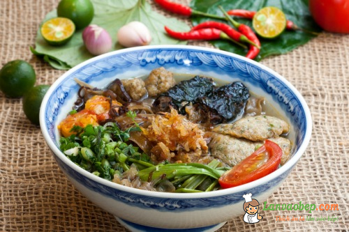 Tự làm món bún tôm Hải Phòng nổi tiếng tại nhà