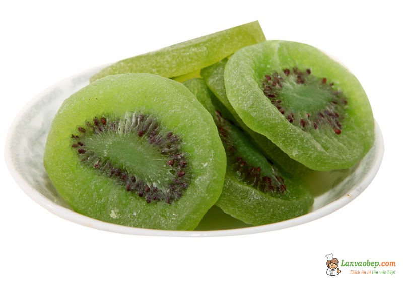 Màu đẹp dễ ăn với cách làm mứt kiwi