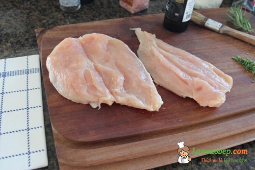 Ức gà nhồi pho mai, món ngon khó cưỡng