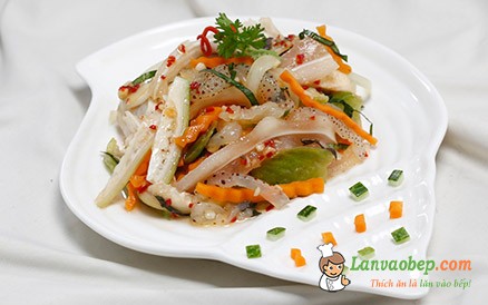 Món gỏi sứa cho những người thích đồ biển