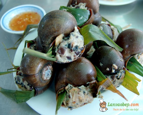 Ốc nhồi hấp sả món ngon cho cả gia đình mùa đông