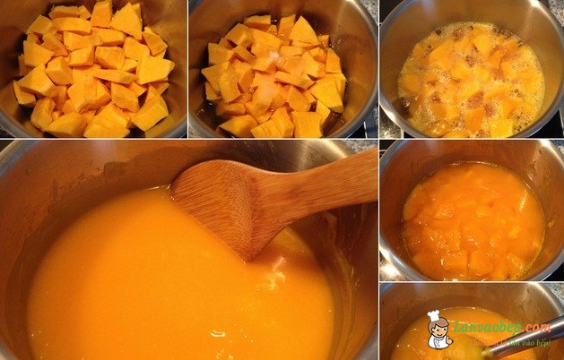 Rau câu bí đỏ vừa đẹp vừa ngon