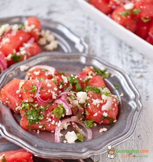 Salad dưa hấu nướng cực lạ bạn ăn chưa?