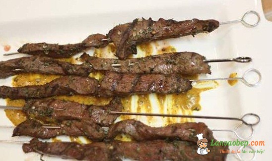 Vào bếp làm món nhậu ngon cho ông xã với Tim bò nướng cay