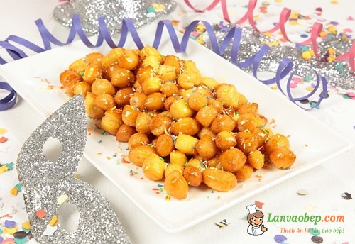 Bánh viên chiên giòn,món ngon cho bé yêu