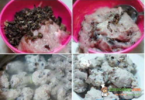 Canh mọc nấu củ quả ngọt nước, ngon cơm